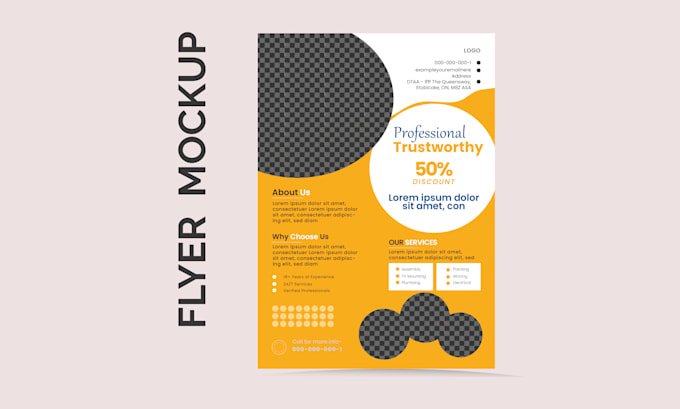 design professional flyer brochure creative corporate level