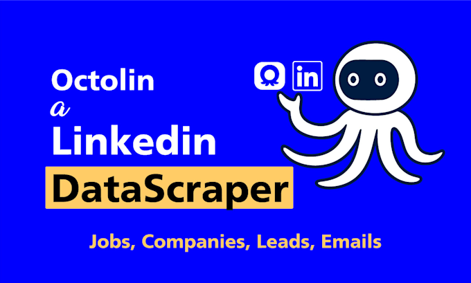 give octolin to copy scrape jobs, company, lead collection