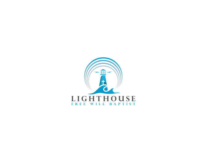 design minimalist lighthouse logo with clean, modern style