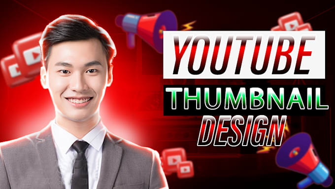design catchy youtube thumbnail