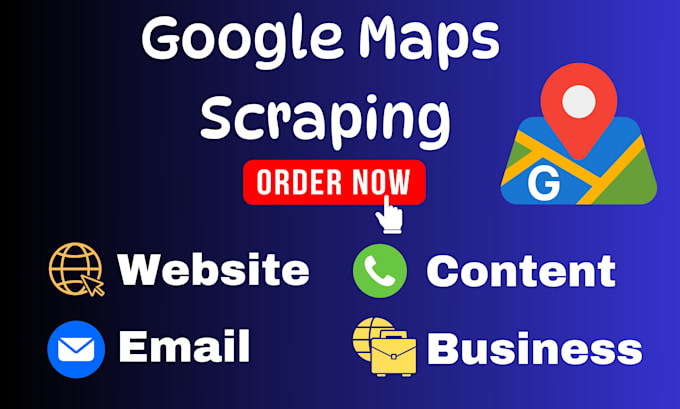 do google maps data scraping for business leads and emails