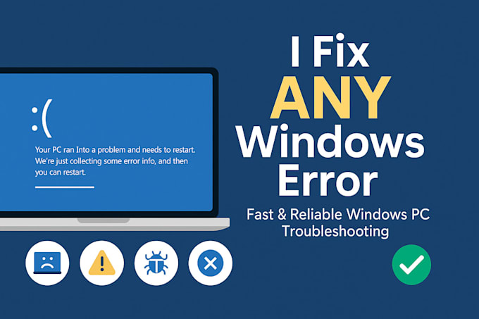fix windows errors, crashes, and software issues
