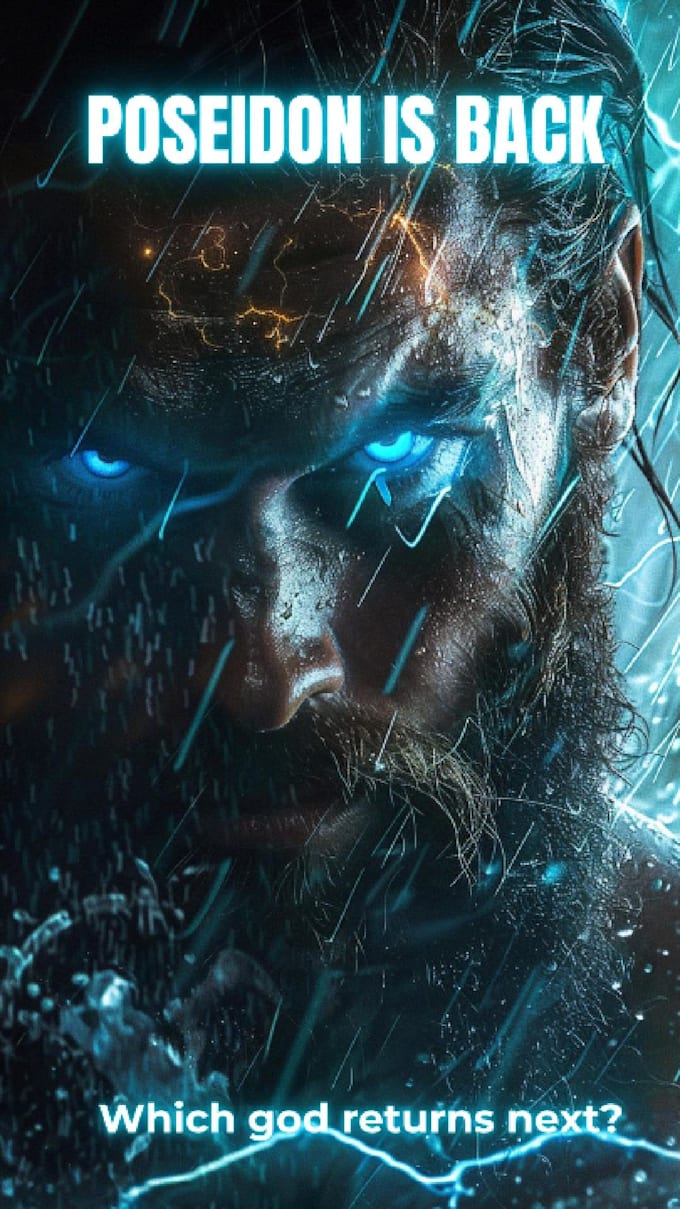 create epic mythological tiktok video with ai visuals