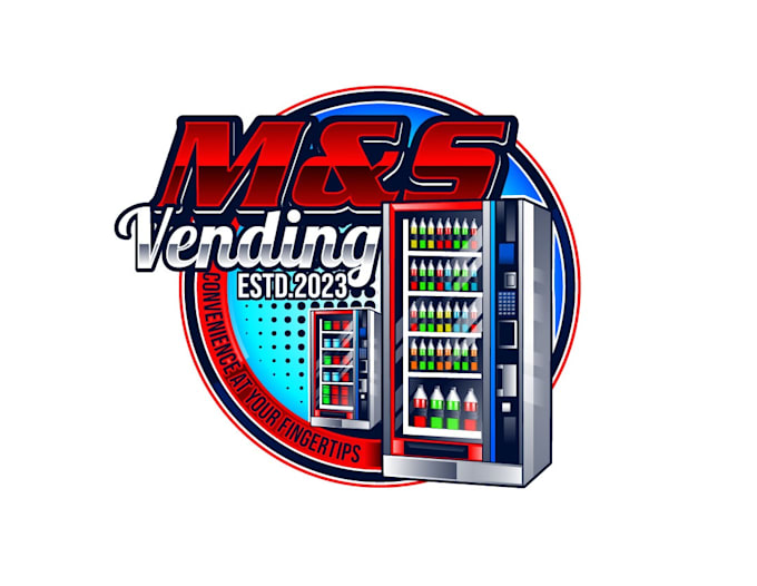create creative and good looking vending machine  logo design