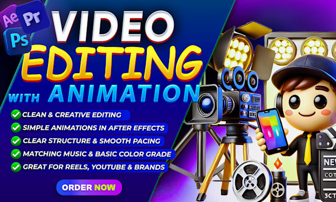 do video editing with animation