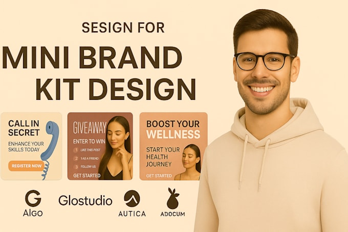 Create a mini brand kit with logo, colors, and fonts by Sebofilip | Fiverr