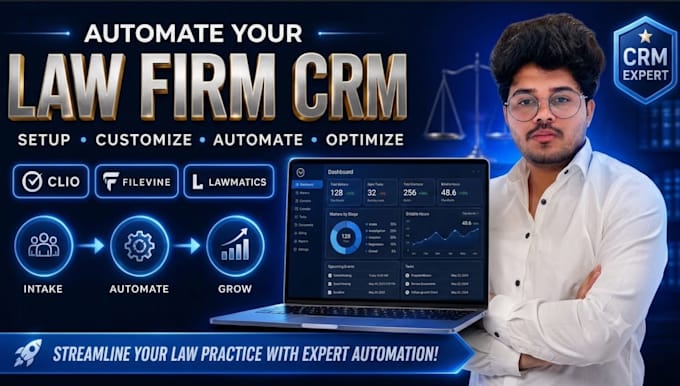 setup clio, filevine, lawmatics, or mycase to automate your law firm