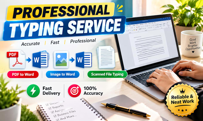 do professional type settings in english within 24 hours