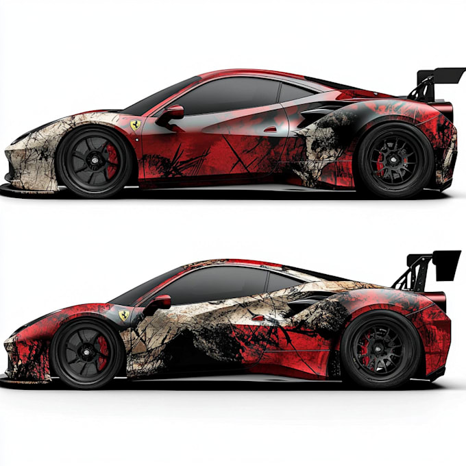 design a professional car or van wrap