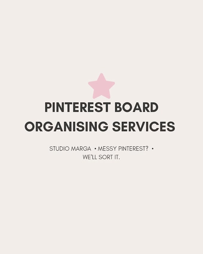 organize your pinterest boards into a system