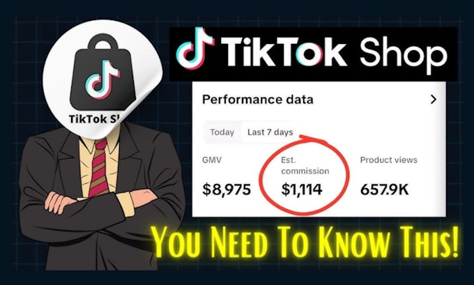 tiktok shop VA on profit share base