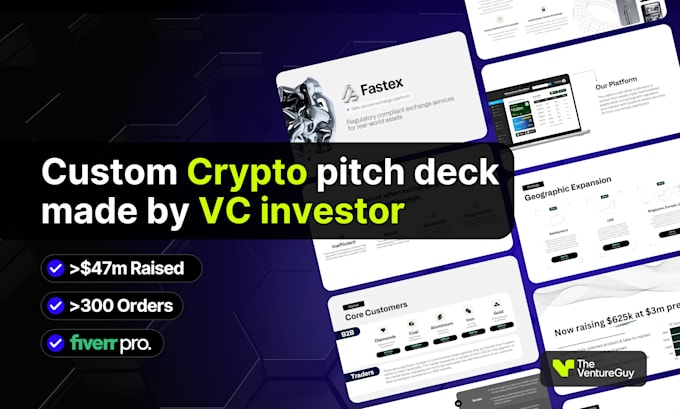 create a custom crypto or blockchain pitch deck that is investor ready