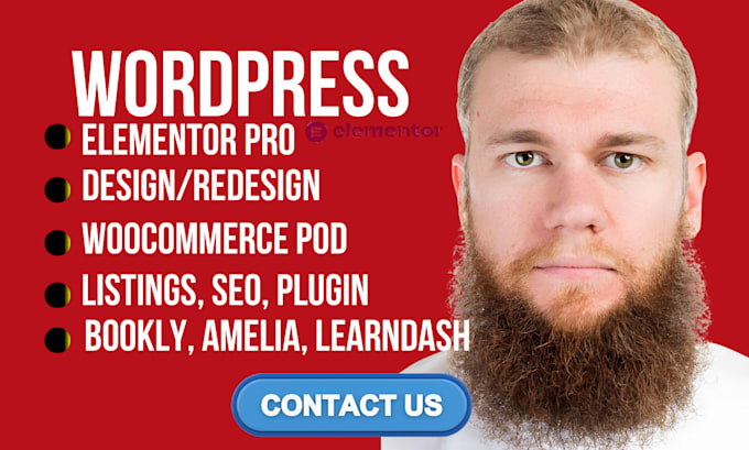 redesign wordpress woocommerce printful lms learndash course bookly amelia pro