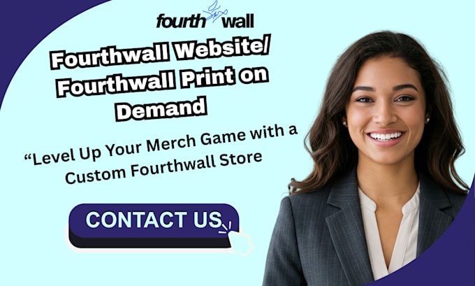 design fourthwall store setup fourth wall website designer print on demand setup