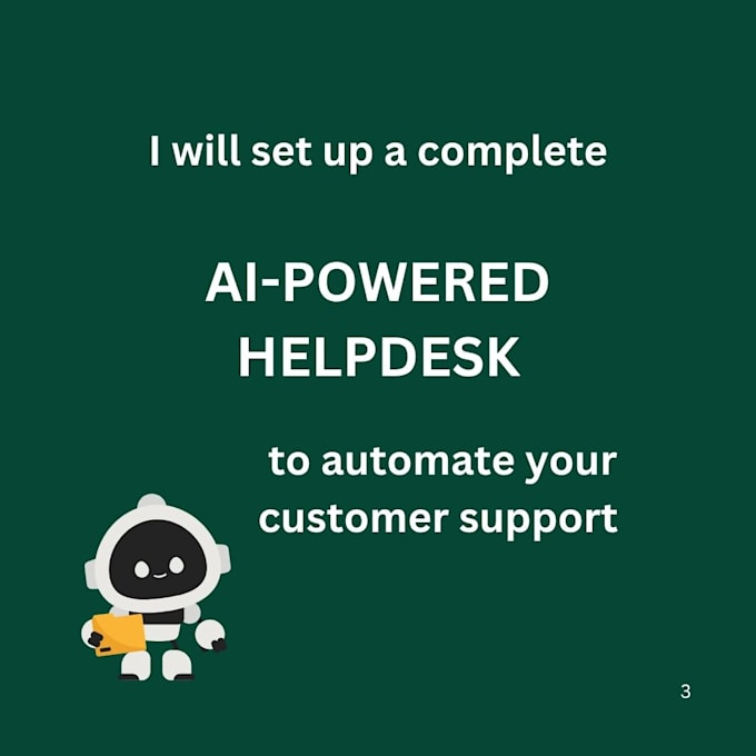 set up an ai powered email helpdesk for customer support