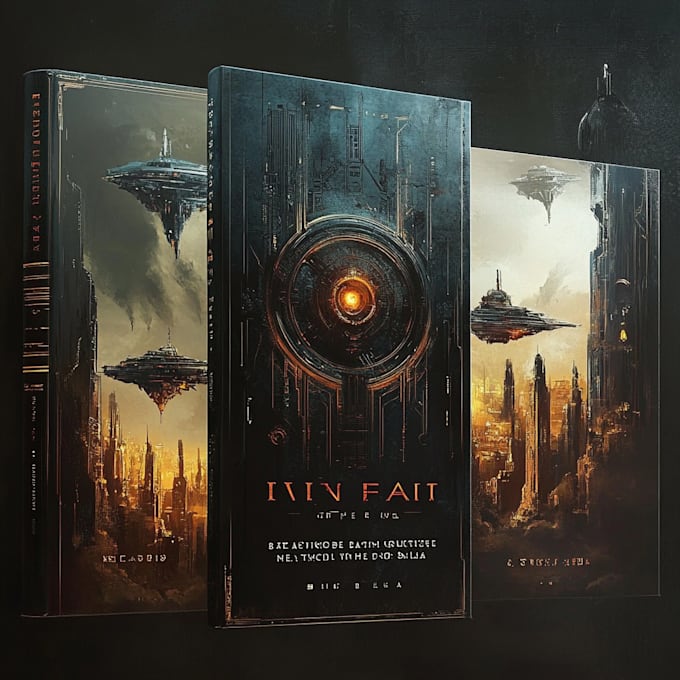 create eyecatching sci fi or romance book cover or ebook