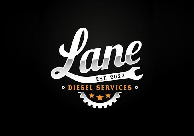 design looking face repair shop logo