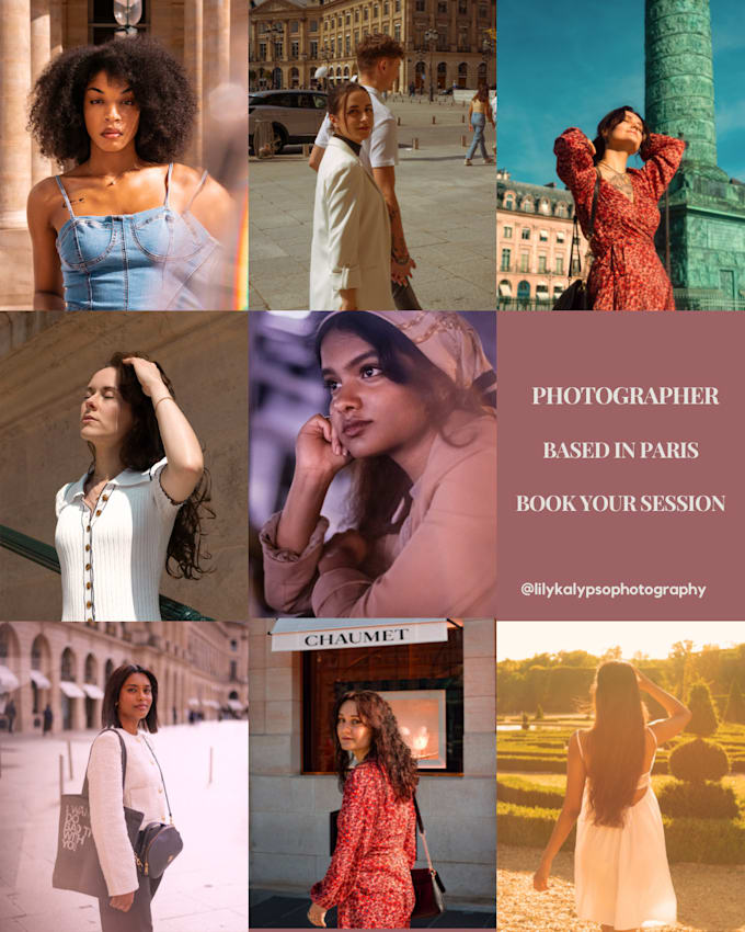 take outdoor portraits in paris