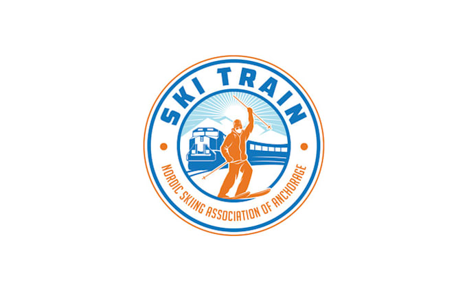 design elegant professional ski train logo