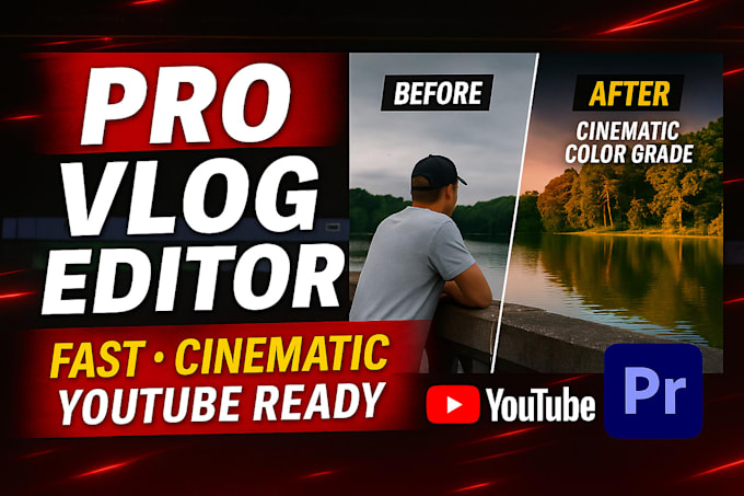 edit your cinematic vlog with transitions, music, and broll