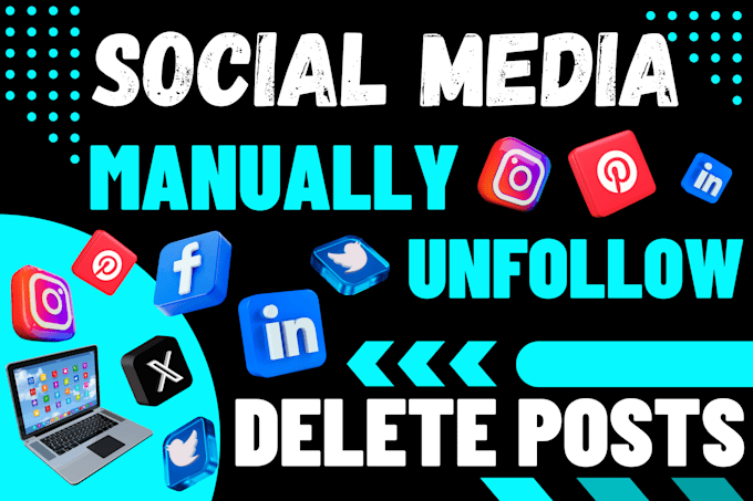 manually unfollow, remove ghost followers and delete instagram posts