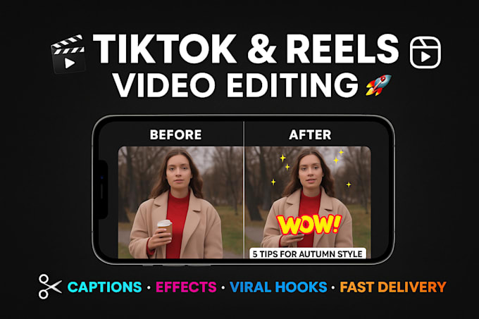 edit short form videos for tiktok, instagram reels, and youtube shorts