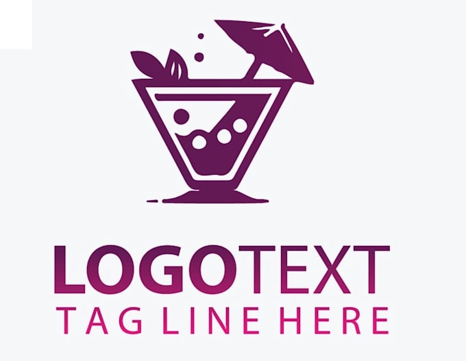 make professional bartending logo with creative concept