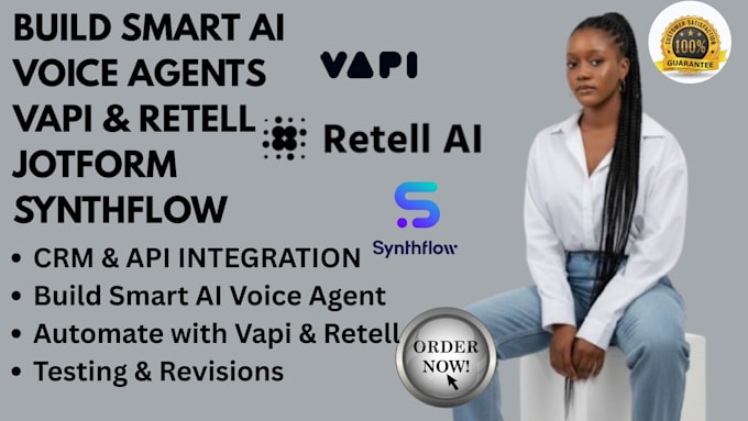 build ai agent, ai calling agent,custom voice agent with vapi, synthflow