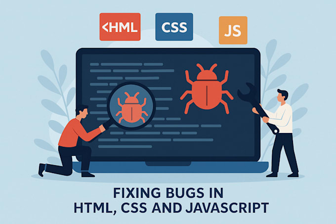 fix bugs in HTML,CSS ,javascript