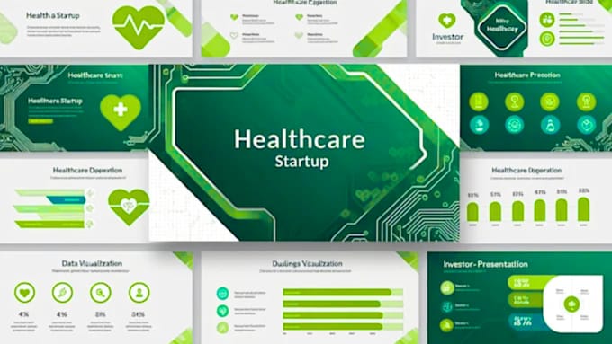 create startup presentation pitch deck for biotech, medtech, healthtech funding
