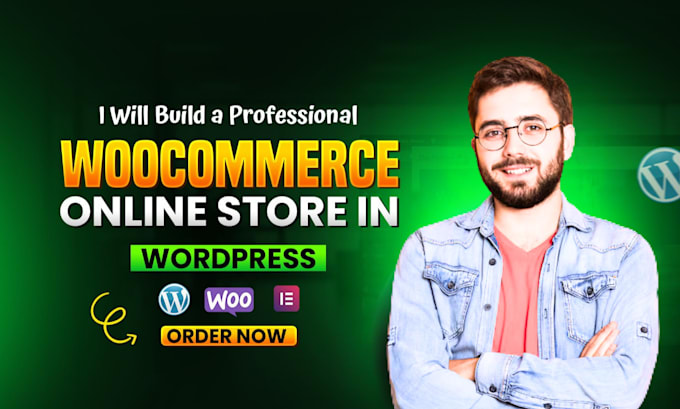 build wordpress ecommerce website and online woocommerce store