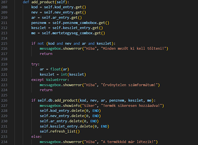 make you a python program