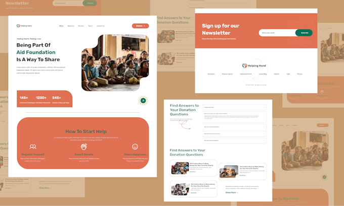 design a professional, modern and responsive UI UX website