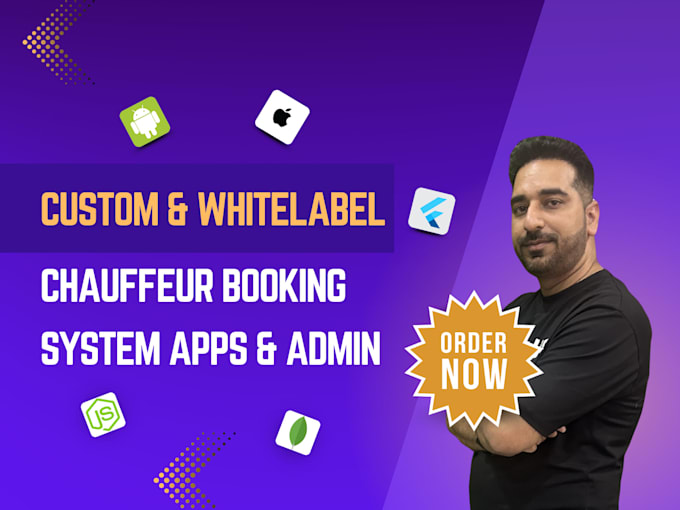 create chauffeur platform for android and ios mobile app, app developer