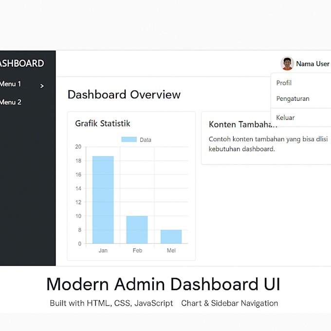 create a beautiful and responsive front end website