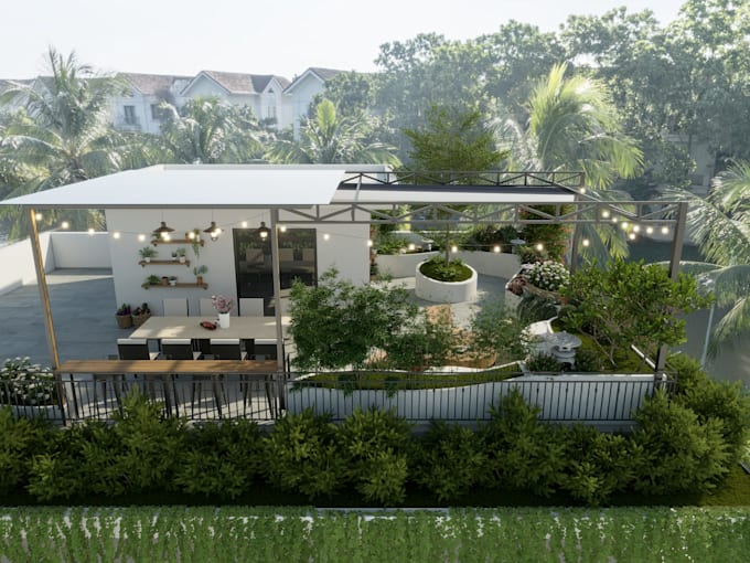 design your rooftop terrace, roof garden and outdoor living space