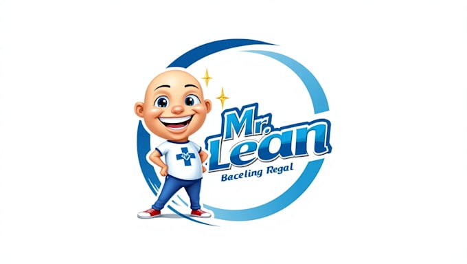 make eye catching mr clean mascot logo for your company