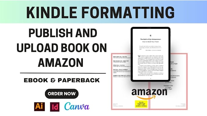 format, edit, publish, upload book ebook amazon kdp formatting kindle publishing