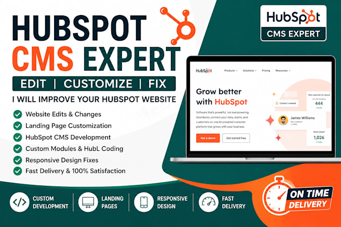 fix hubspot cms issues, modules and website pages