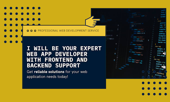 be your expert web app developer with frontend and backend support