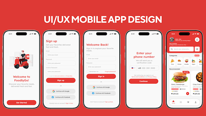create professional mobile app design using figma