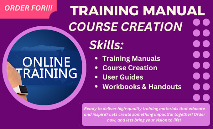 create aesthetic training course manual, ecourse, course content, lesson plan