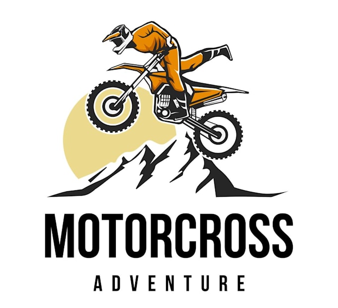 design a modern dirt bike logo