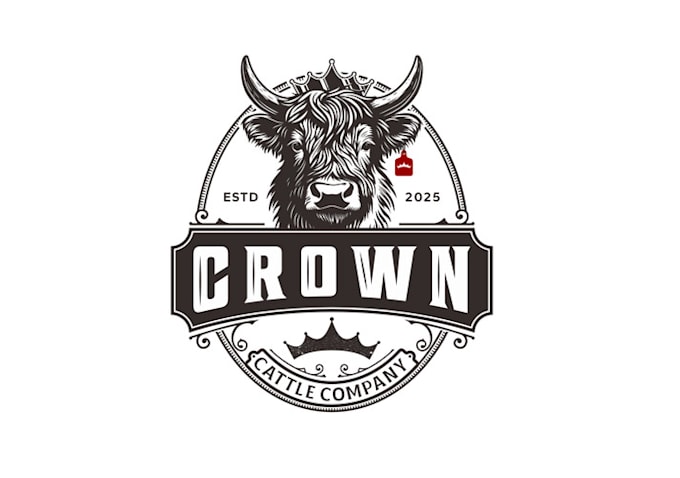 design impact fluffy cows logo