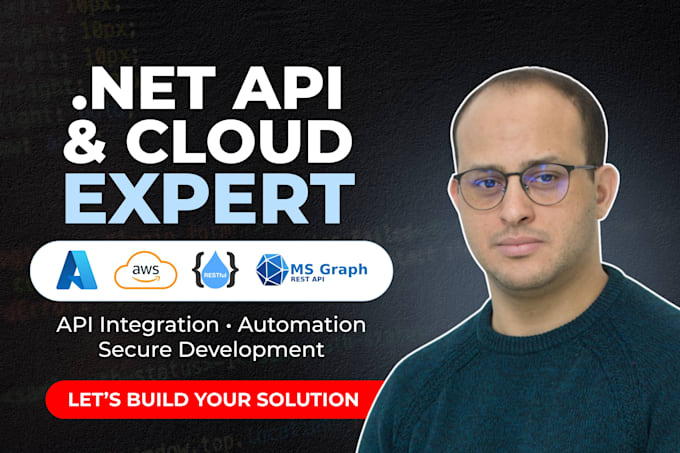 build your ms dotnet solution using csharp azure AWS gpc rest XML or graph api