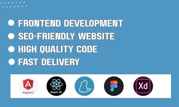 develop frontend in next js, react js, vite, angular js