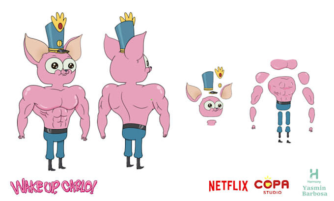 be creating a simple 2d rig of your characters
