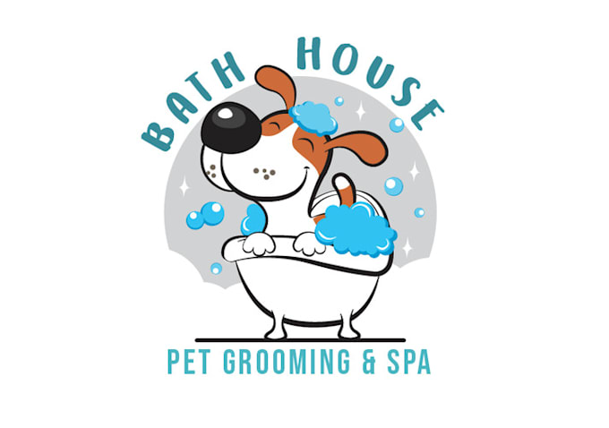 design unique pet grooming logo