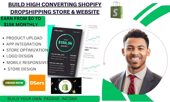build a converting shopify dropshipping store with dsers integration