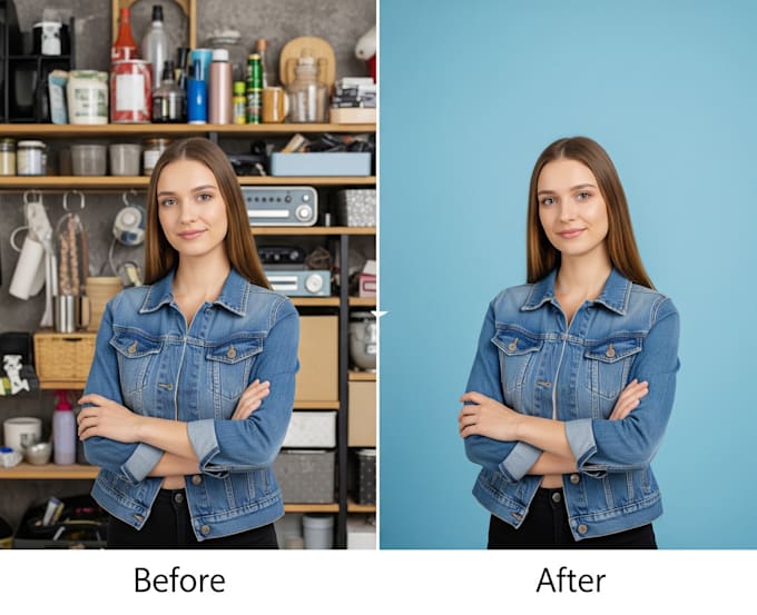 remove background from images professionally and change it